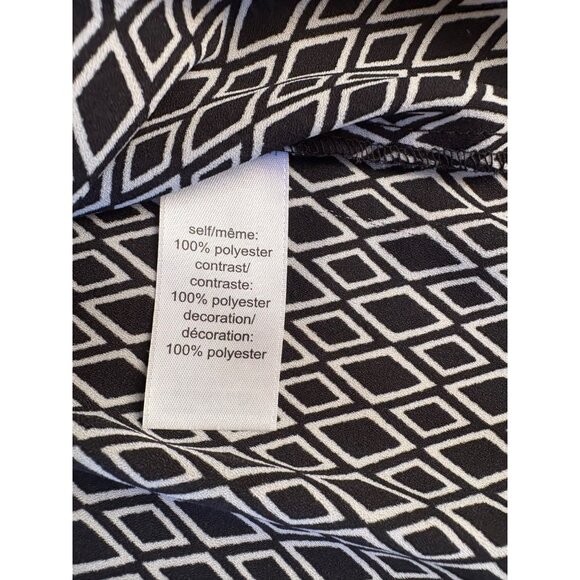 Maurices Women’s Multicolored Sleeveless Top size M Elastic Waist Semi-Sheer - Picture 7 of 7